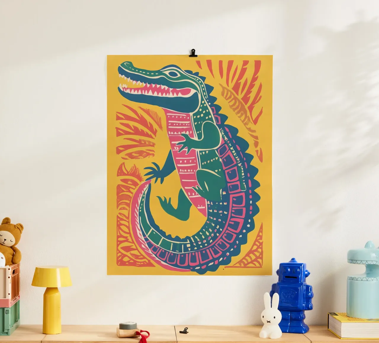 Boho Croco poster da Gypsy Galleria