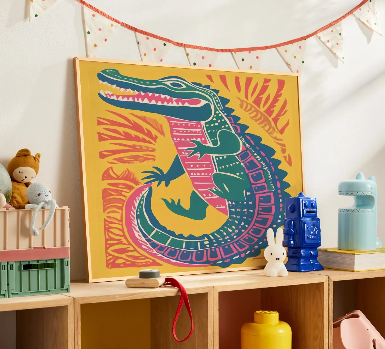 Boho Croco poster da Gypsy Galleria