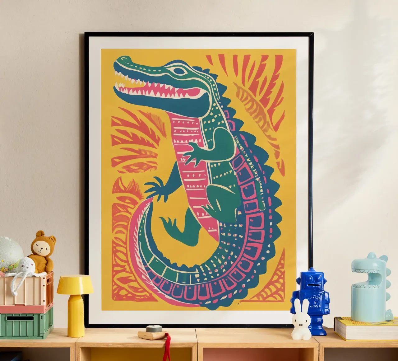 Boho Croco poster da Gypsy Galleria