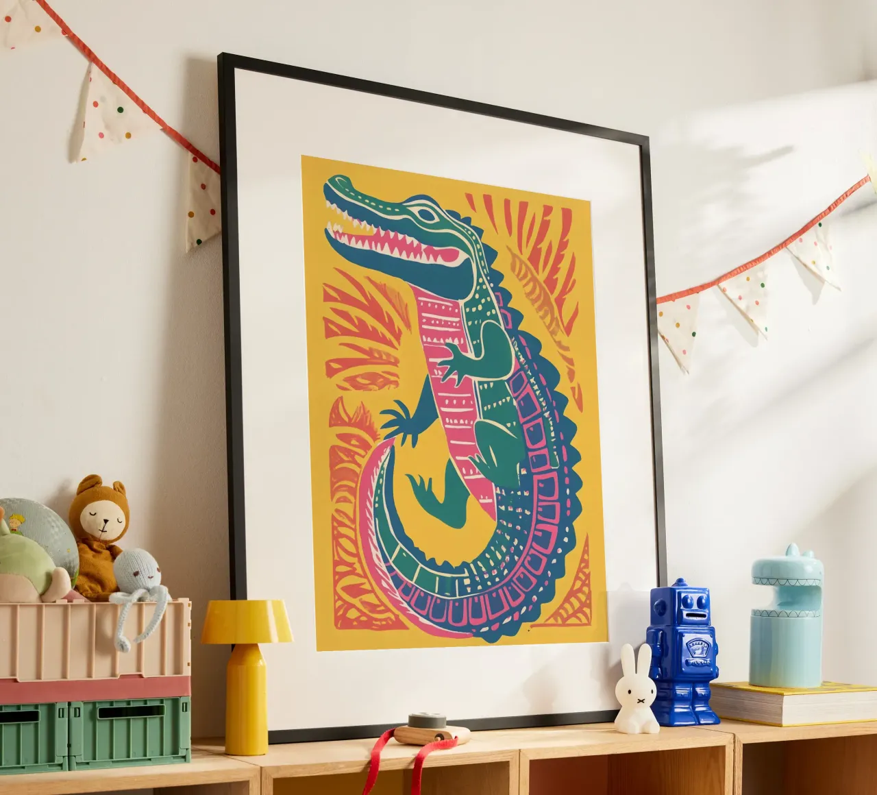 Boho Croco poster da Gypsy Galleria