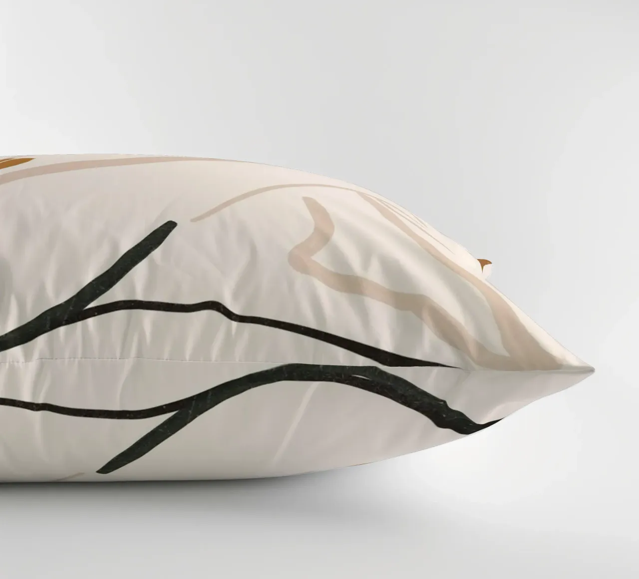 Abstract Female Figure decorative cushion by ThingDesign