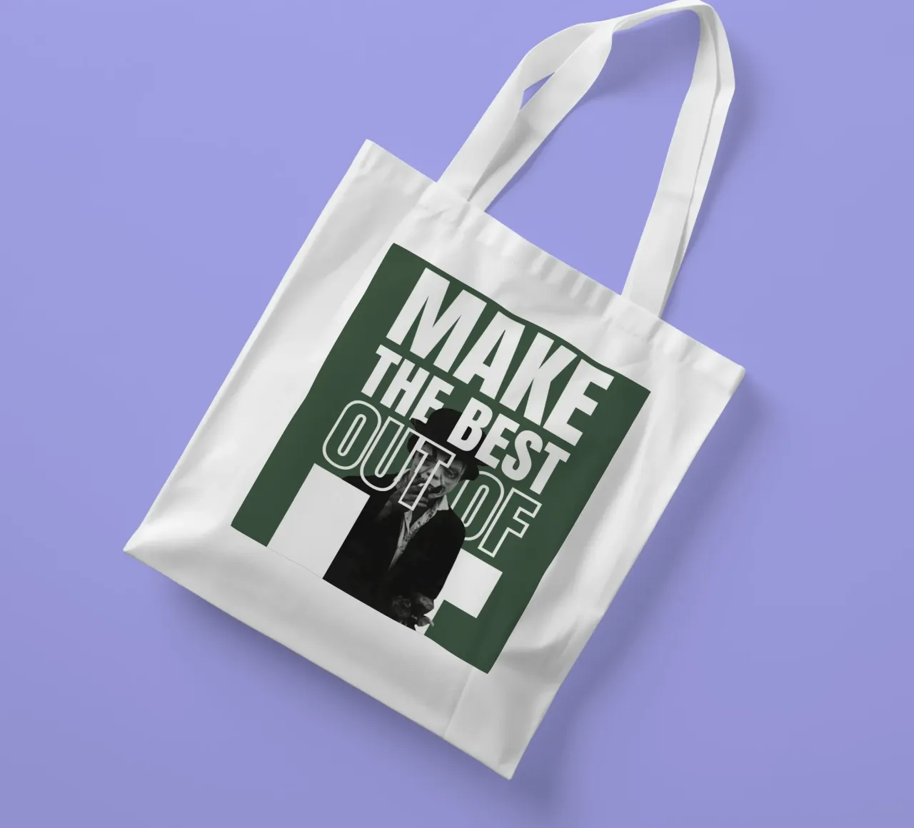 MAKE THE BEST OUT OF IT borsa in juta da Einfach Uebel