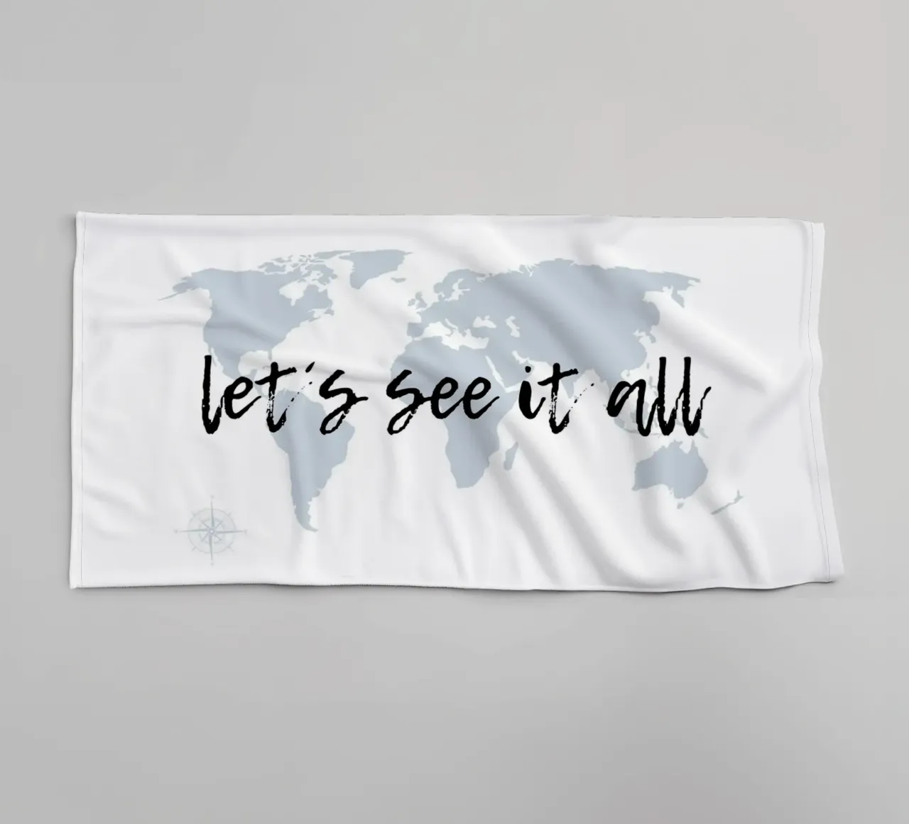 let's see it all towel by ArtDesign by KBK