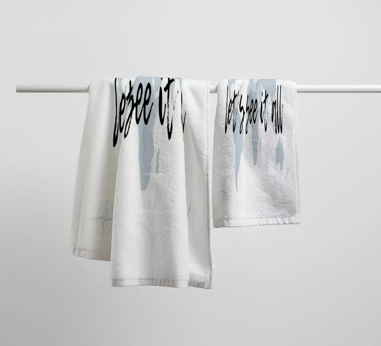 let's see it all towel by ArtDesign by KBK