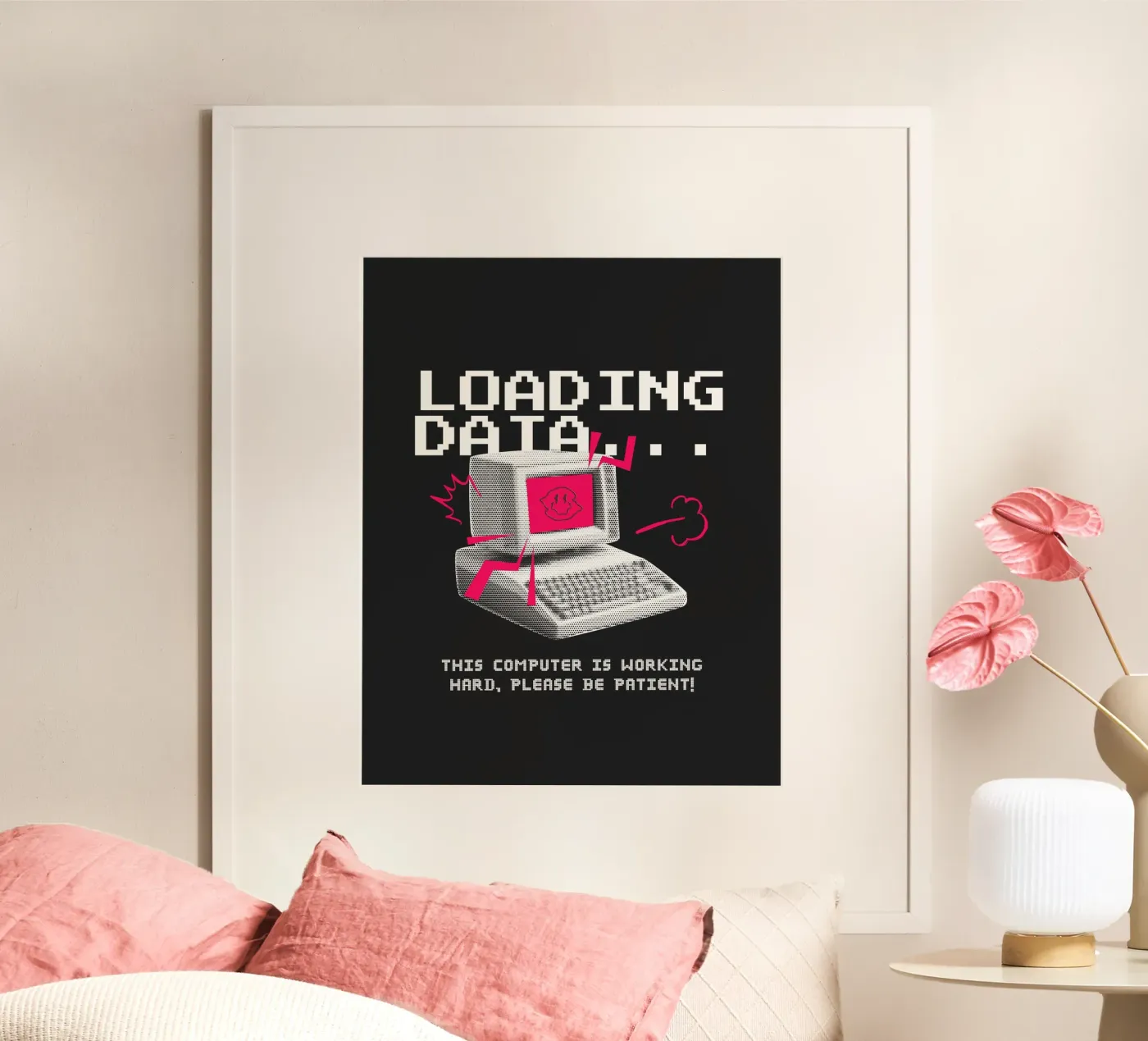 LOADING DATA Poster von SMRT STUDIO