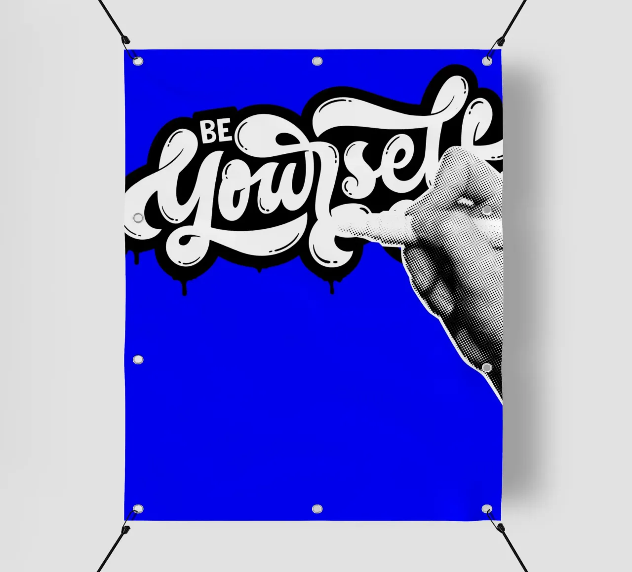 BE YOURSELF telo in pvc da Einfach Uebel