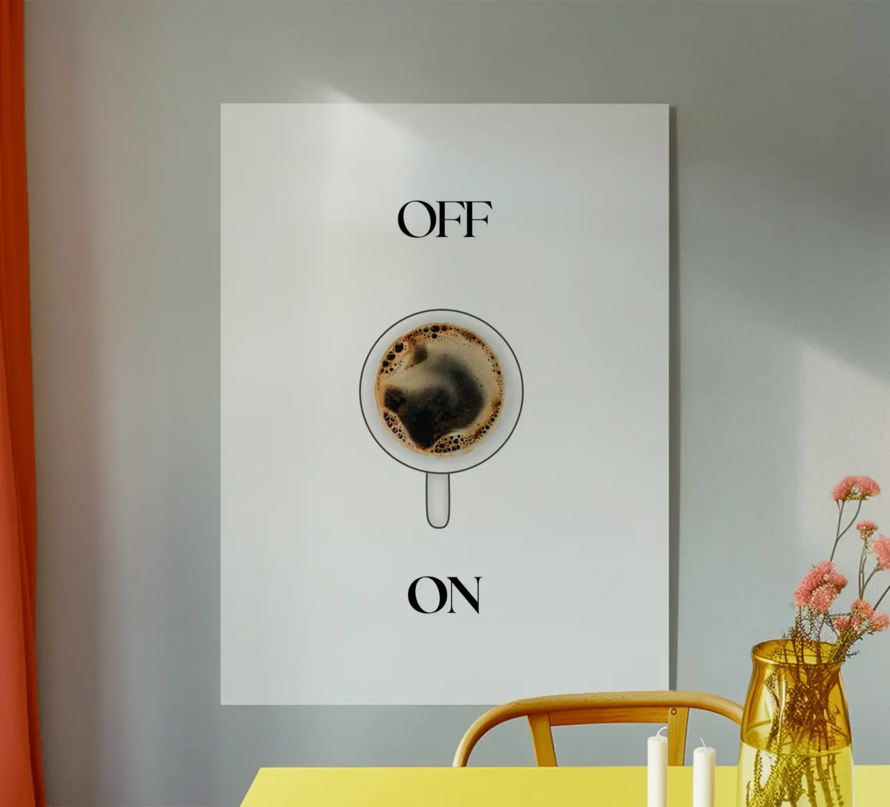 coffee on plexiglass da ArtDesign by KBK