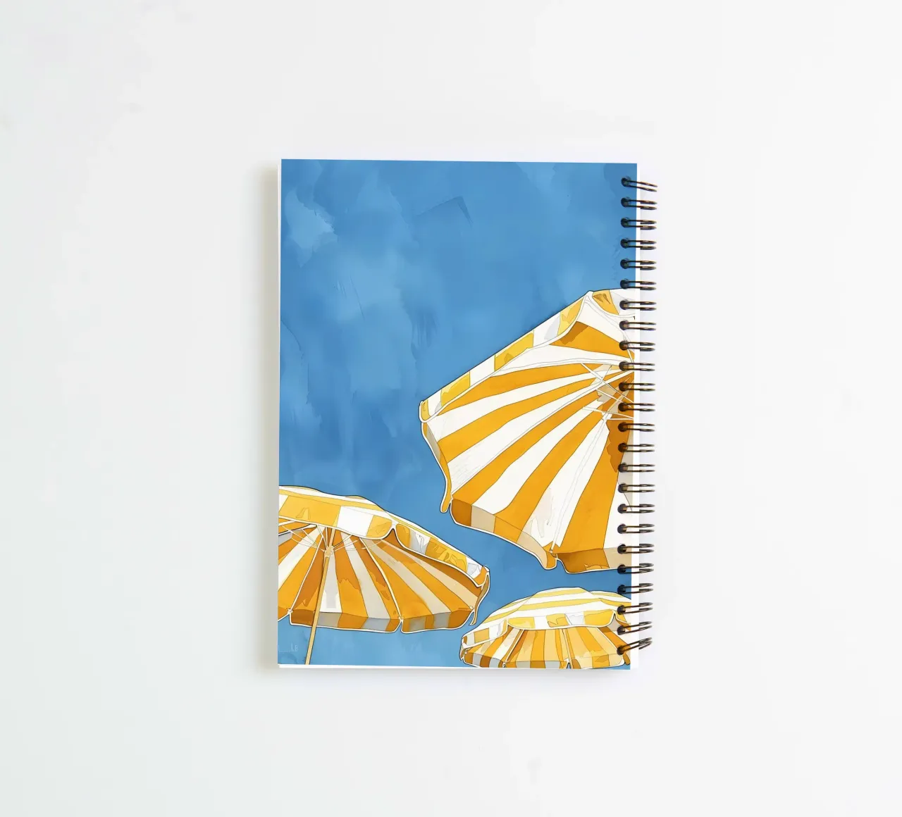 A Day at the Beach spiral notebook by Gypsy Galleria