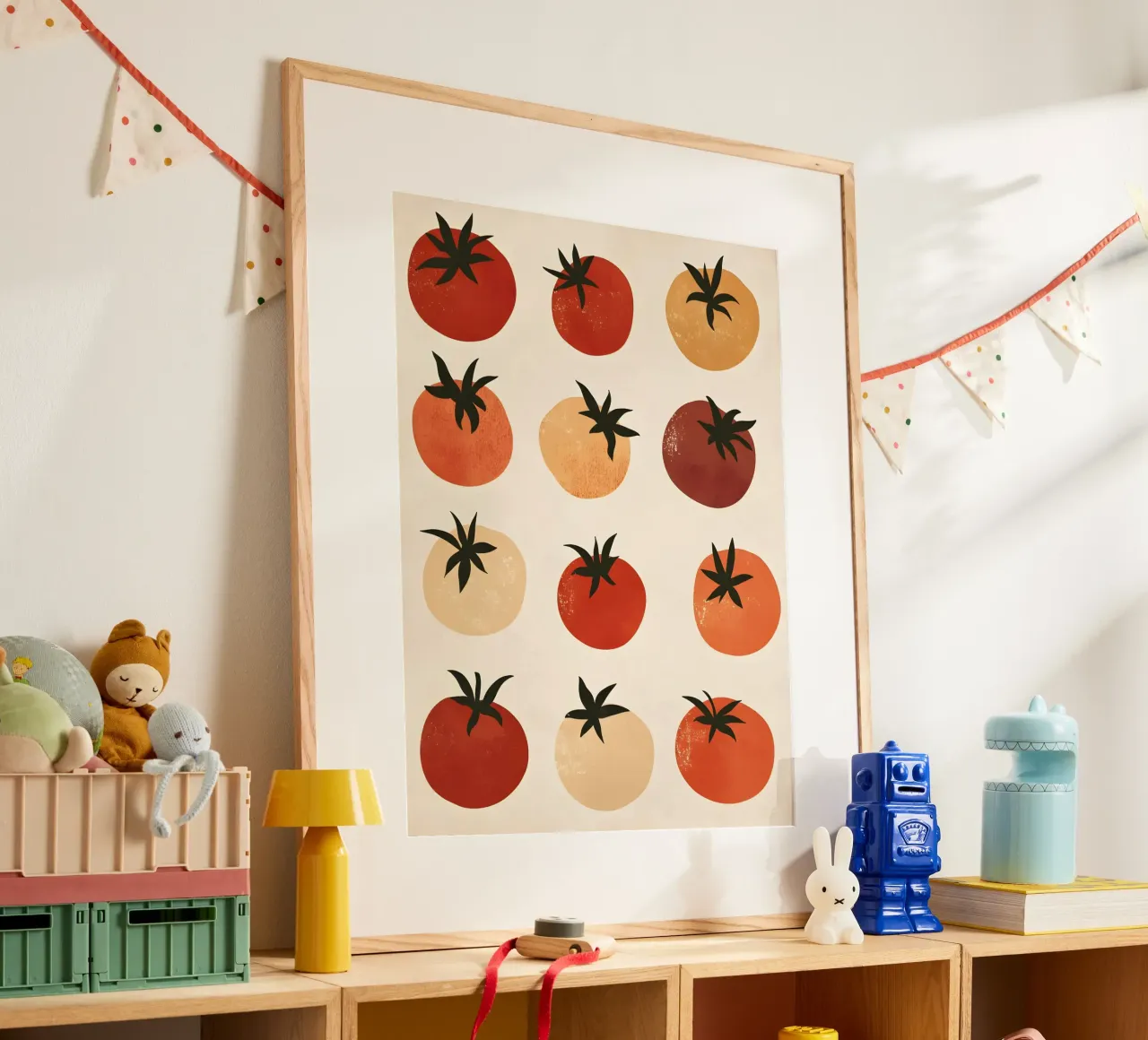 Tomatoes poster con telaio in legno da Gypsy Galleria