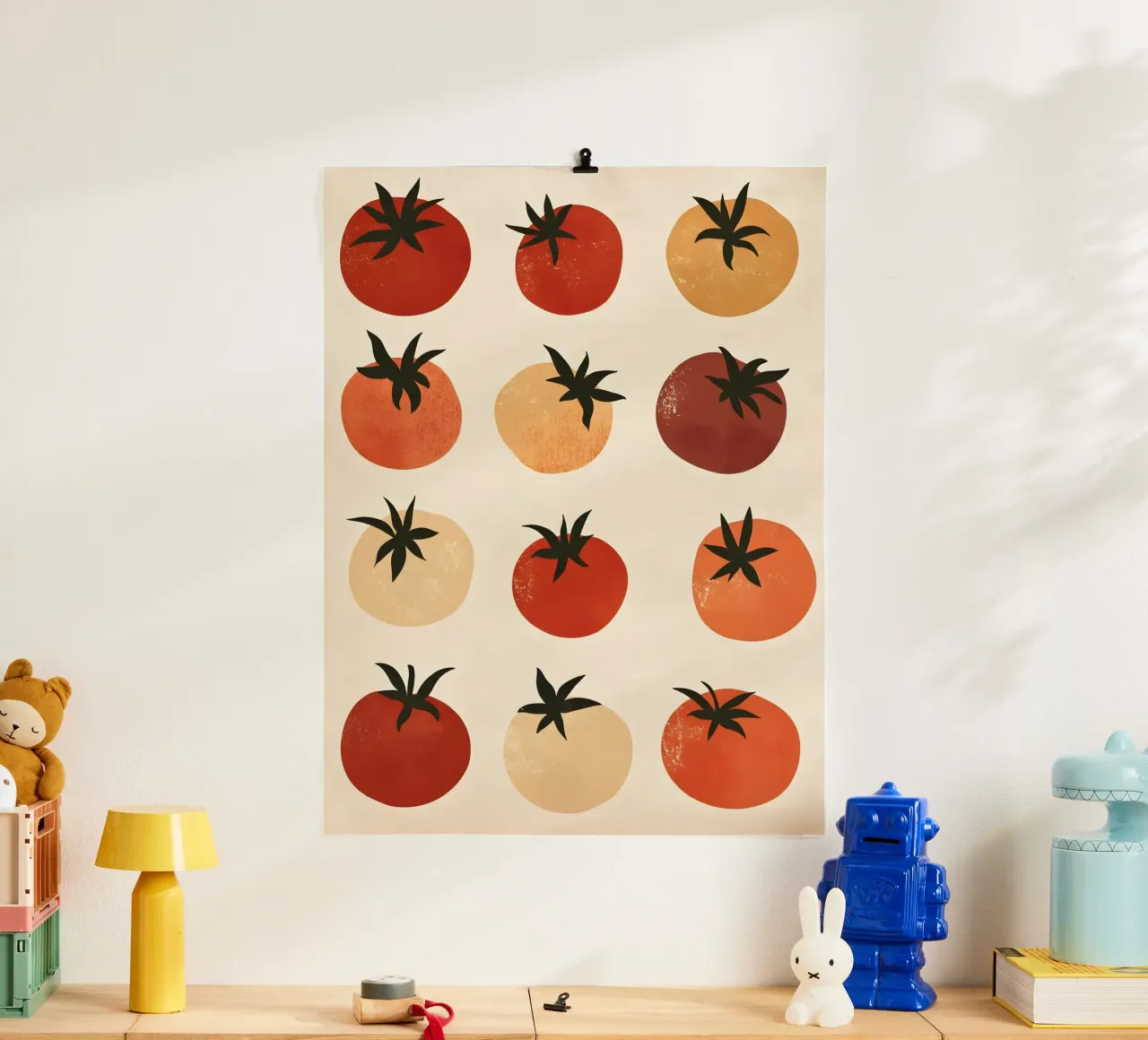 Tomatoes poster con telaio in legno da Gypsy Galleria