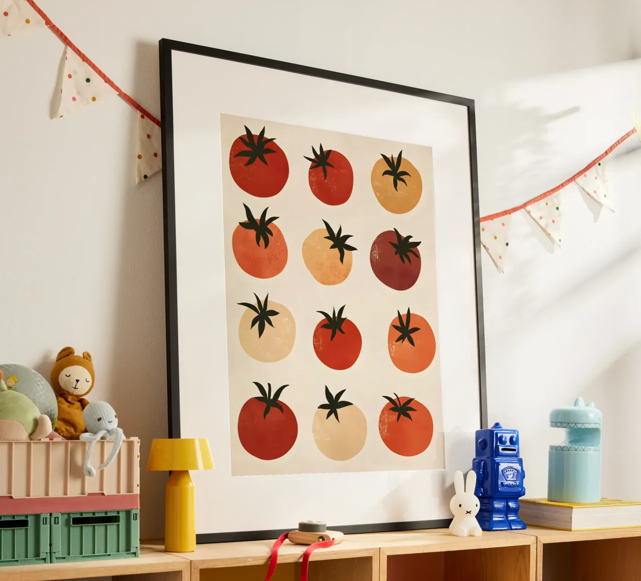 Tomatoes poster con telaio in legno da Gypsy Galleria