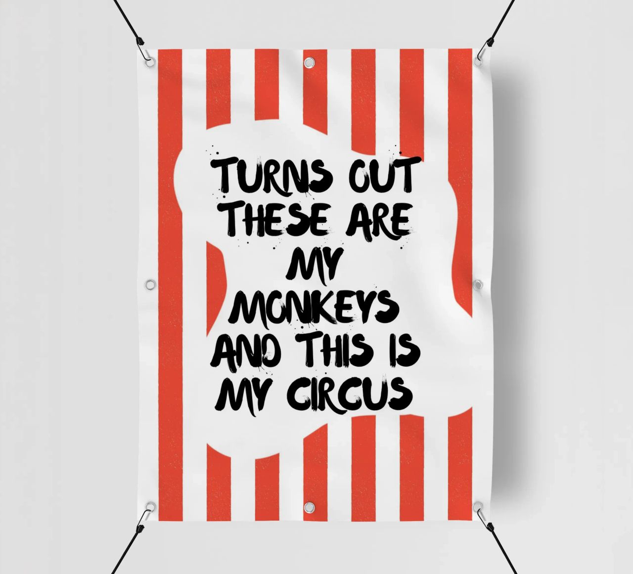 TURNS OUT THESE ARE MY MONKEYS AND THIS IS MY CIRCUS PVC Plane von ArtDesign by KBK