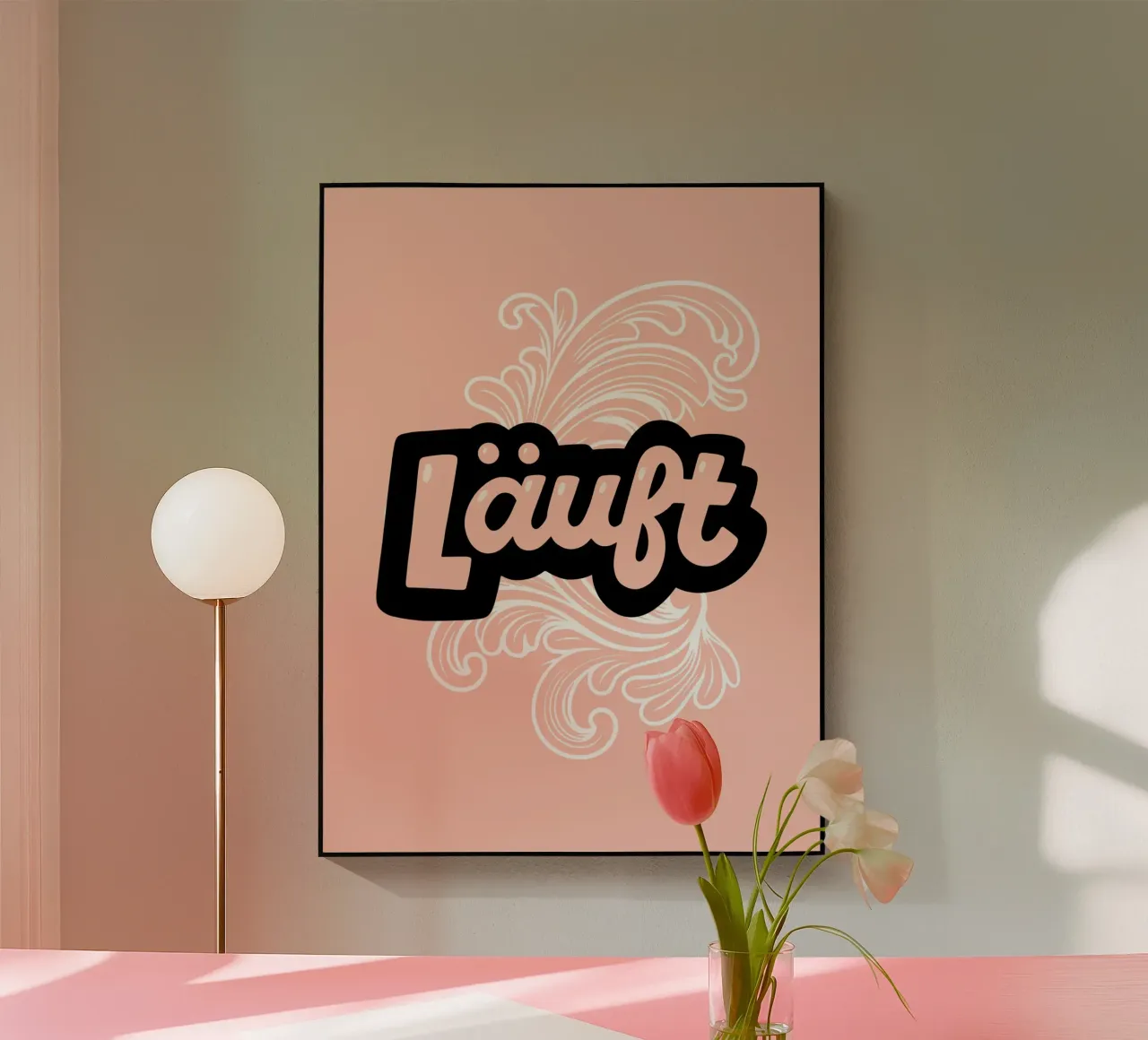 LÄUFT acryl van SMRT STUDIO