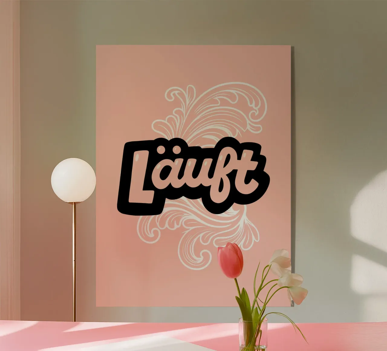 LÄUFT acryl van SMRT STUDIO