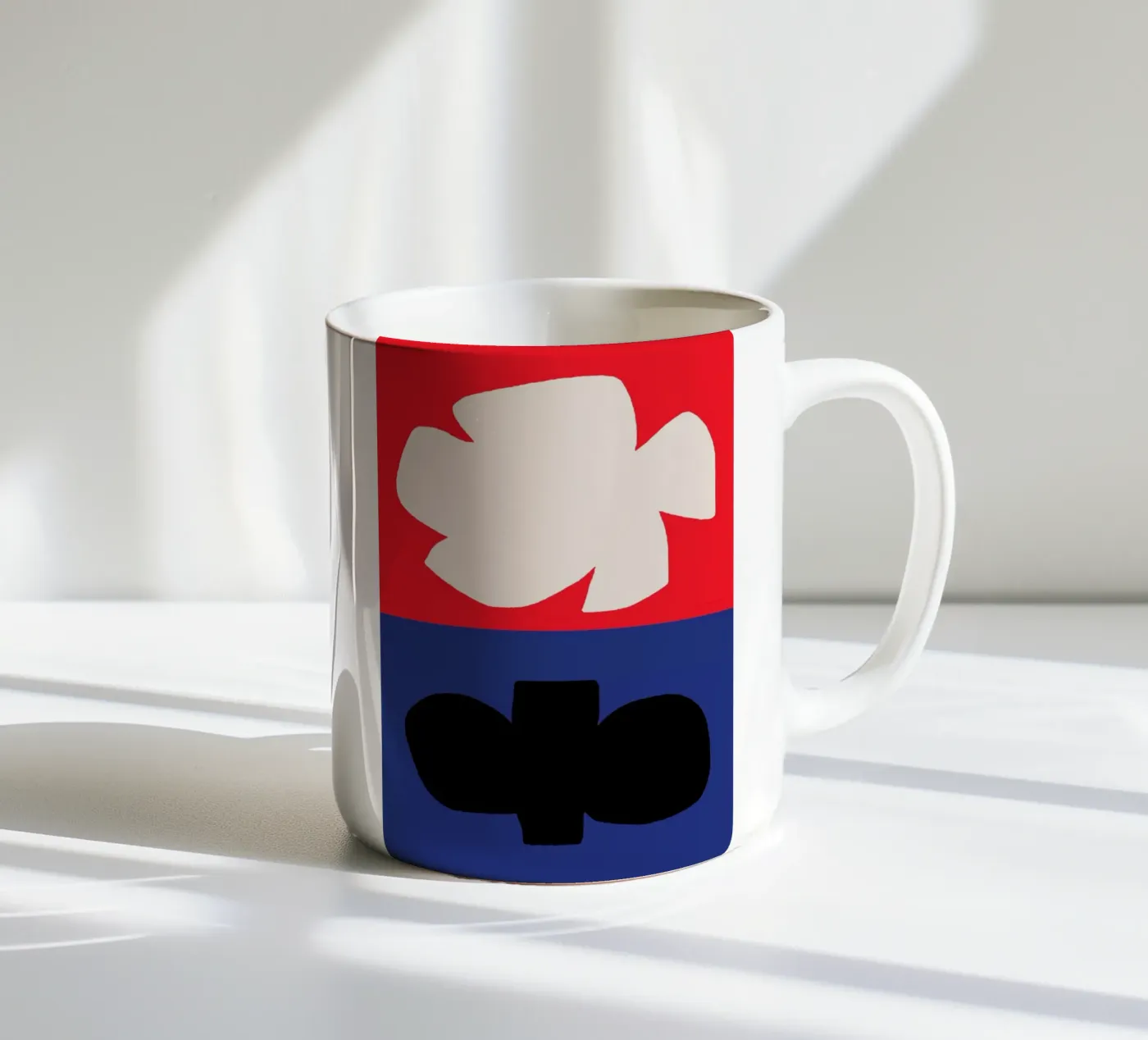 Forever Falling ceramic mug by Tanja Schaub