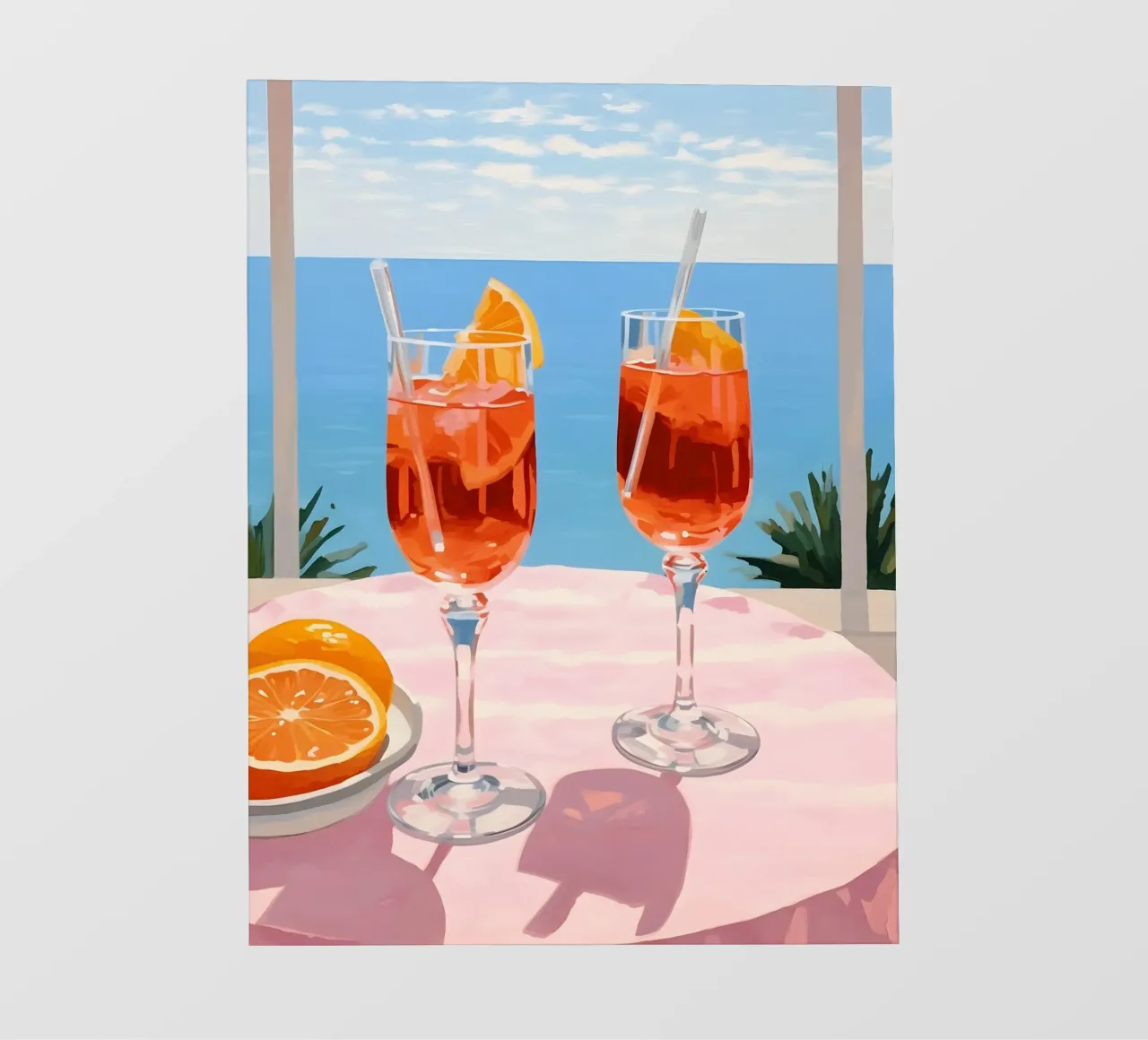 Aperol Spritz pellicola backlit da Gypsy Galleria