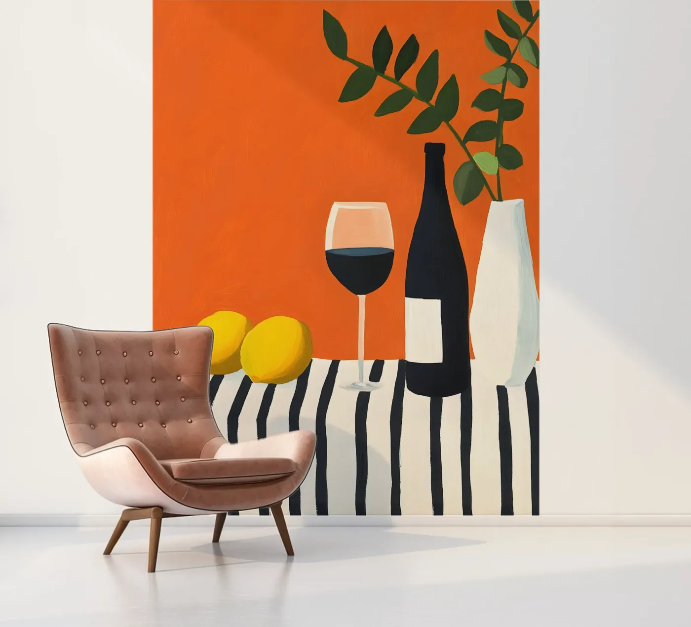 Wine Table fotobehang van Gypsy Galleria