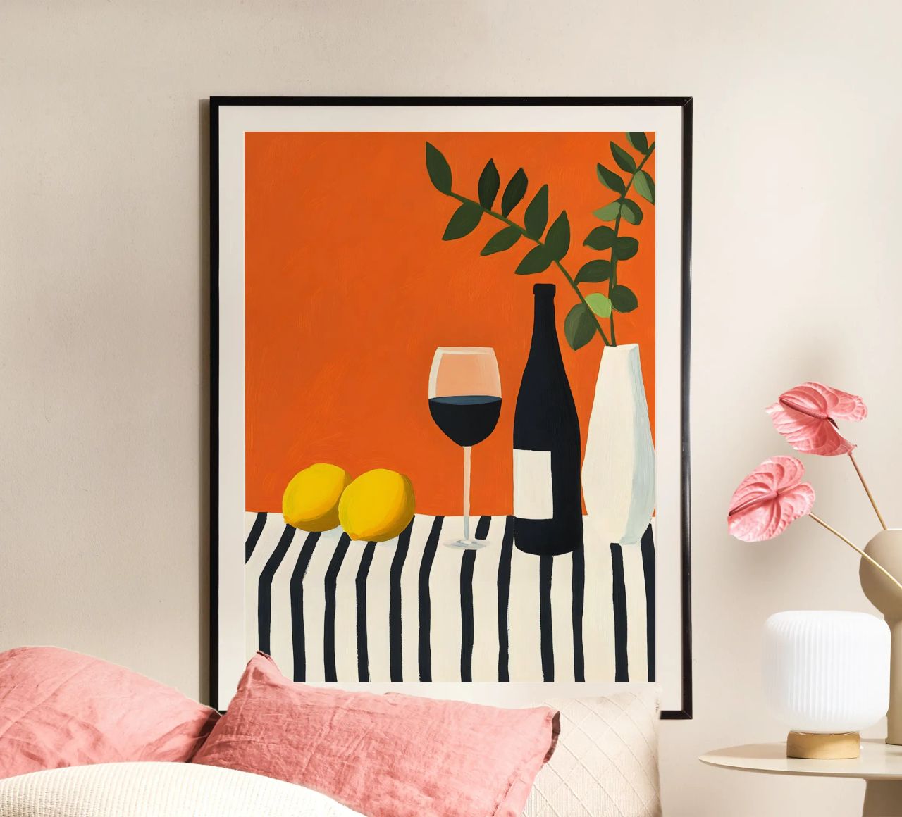 Wine Table carta hahnemühle da Gypsy Galleria