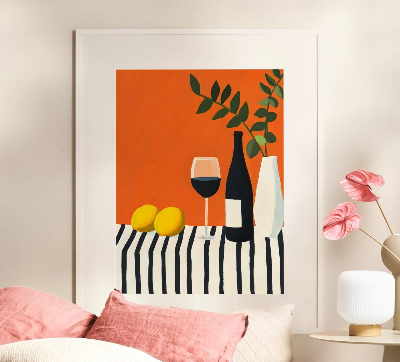 Wine Table carta hahnemühle da Gypsy Galleria