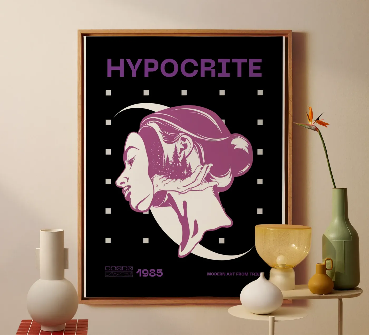 HYPOCRITE canvas by SMRT STUDIO