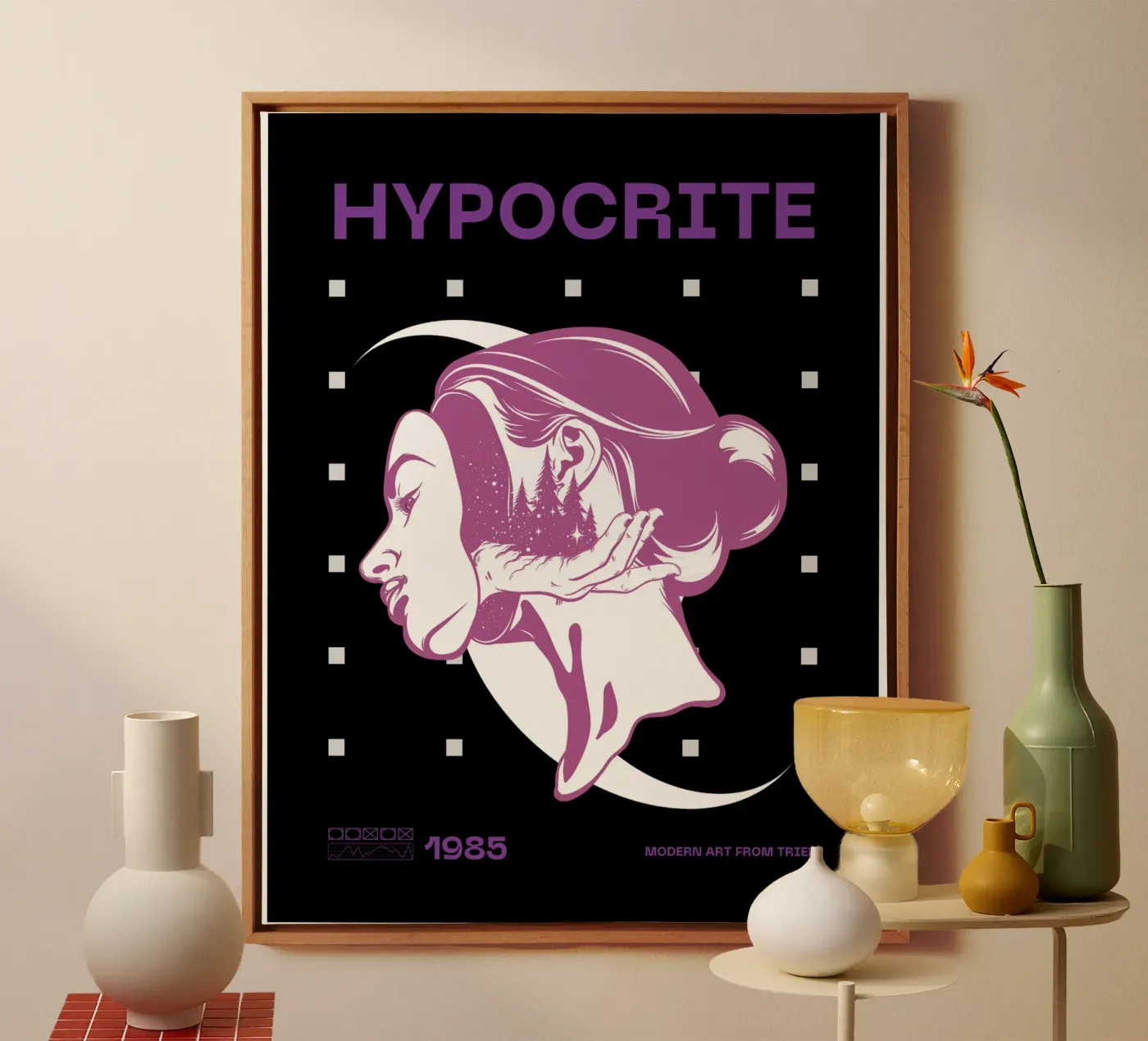HYPOCRITE canvas van SMRT STUDIO