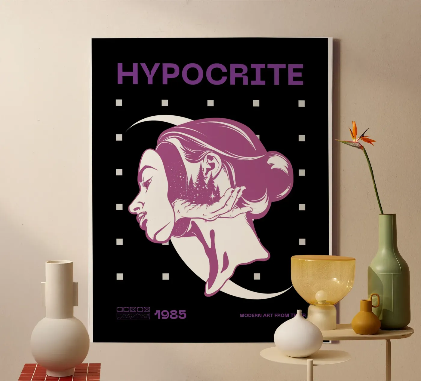 HYPOCRITE canvas by SMRT STUDIO