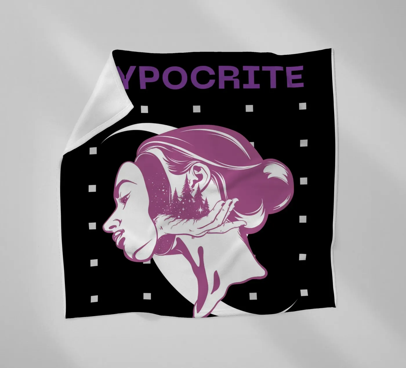 HYPOCRITE Fleecedecke von SMRT STUDIO