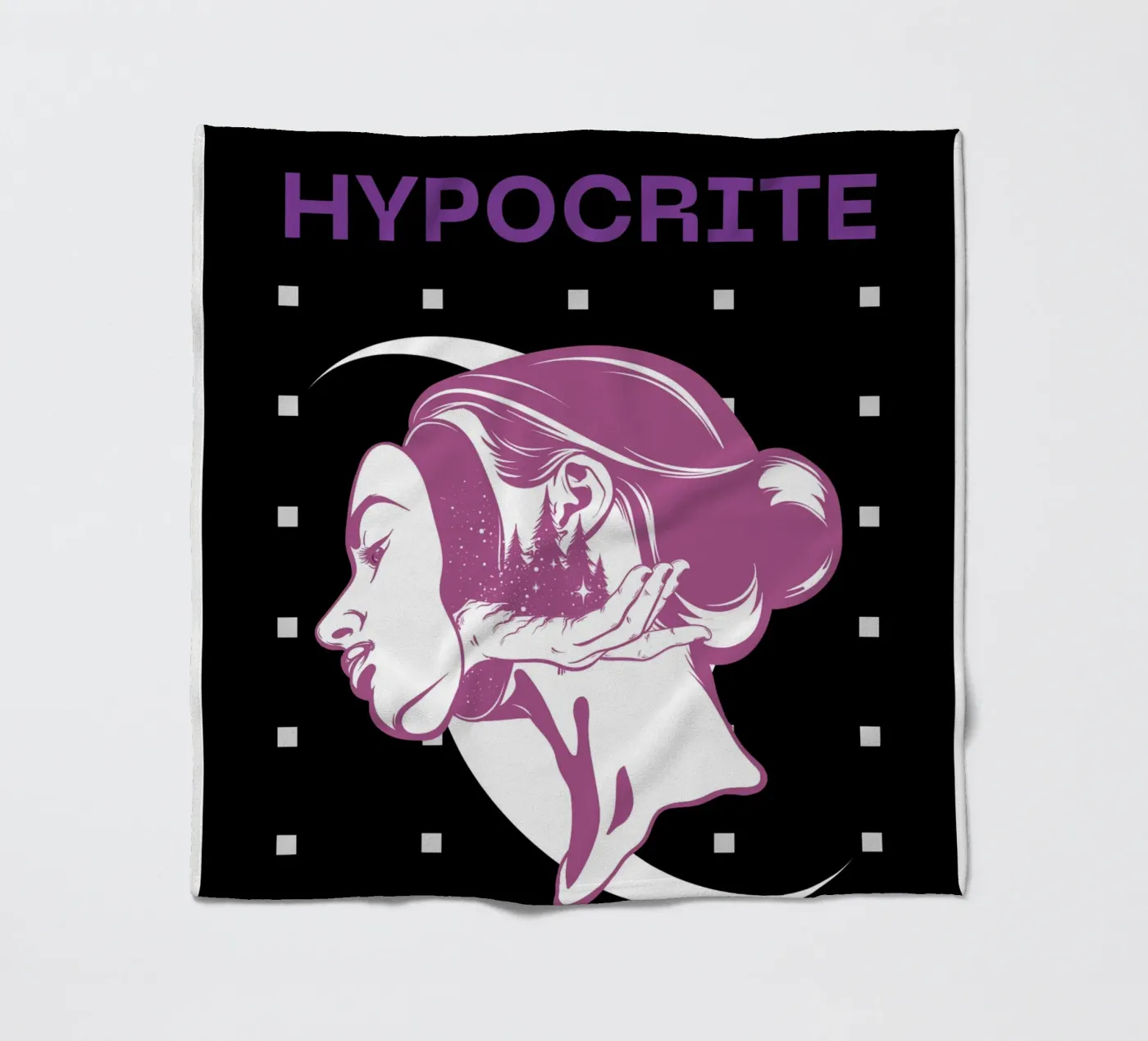 HYPOCRITE plaid polaire de SMRT STUDIO