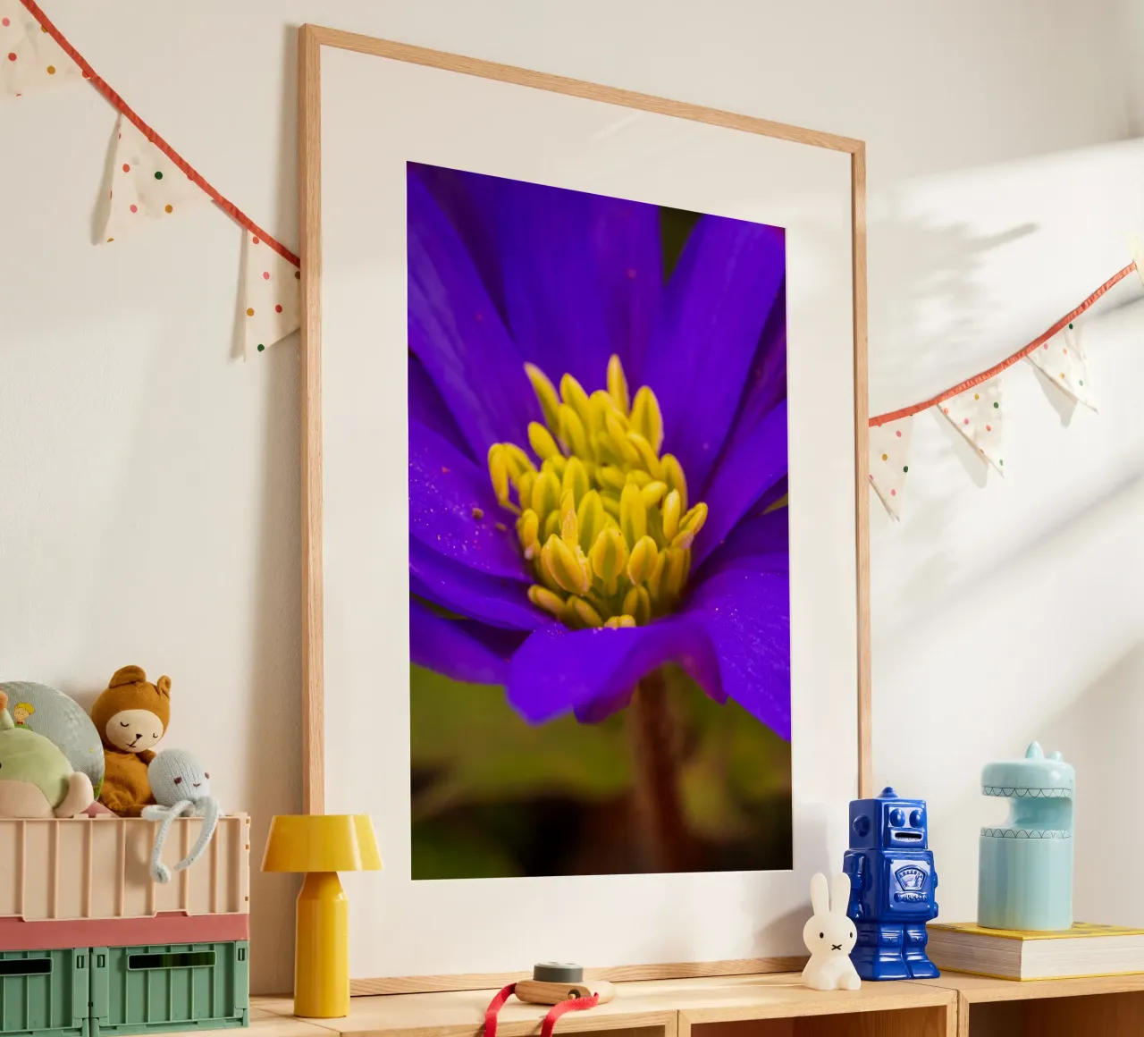 Liseron des Balkans à pistil jaune poster de Marcus Beckert | Fotografie