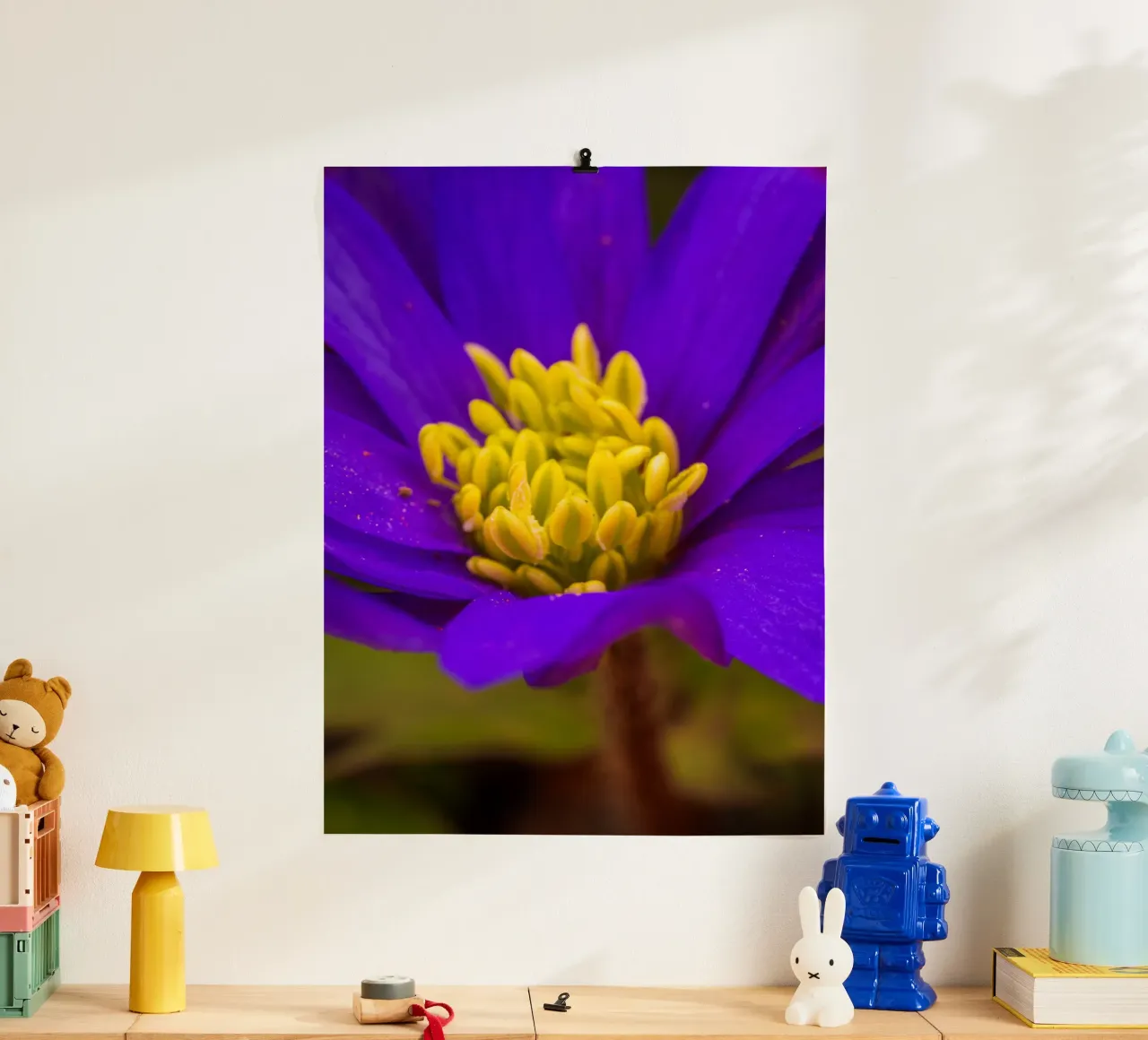 Liseron des Balkans à pistil jaune poster de Marcus Beckert | Fotografie
