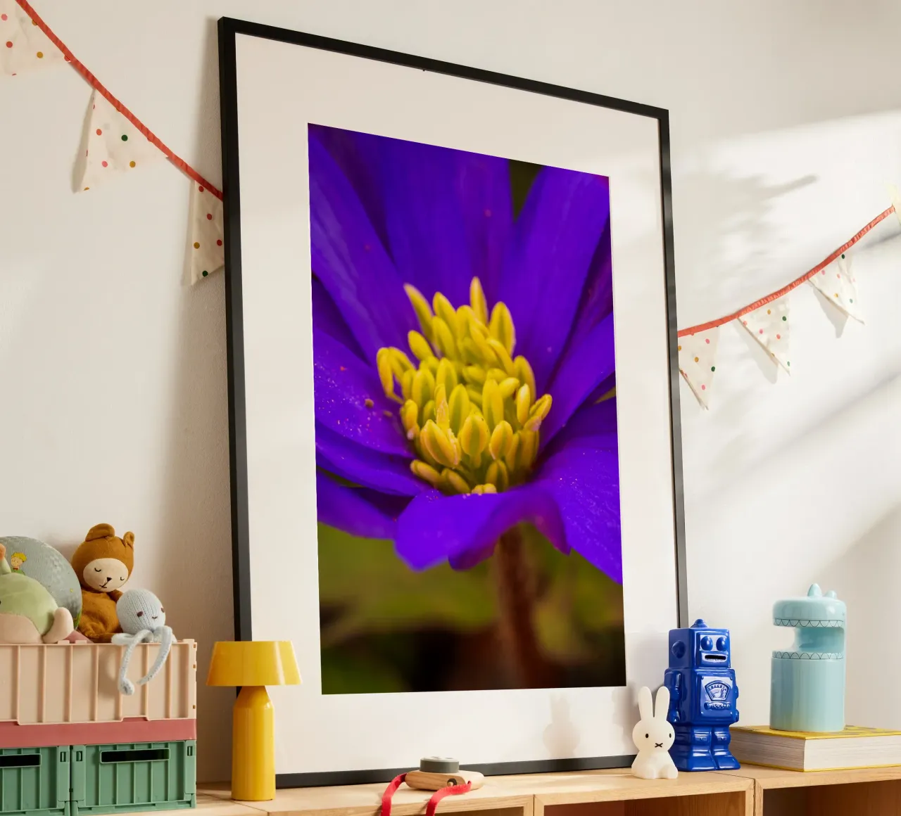 Liseron des Balkans à pistil jaune poster de Marcus Beckert | Fotografie