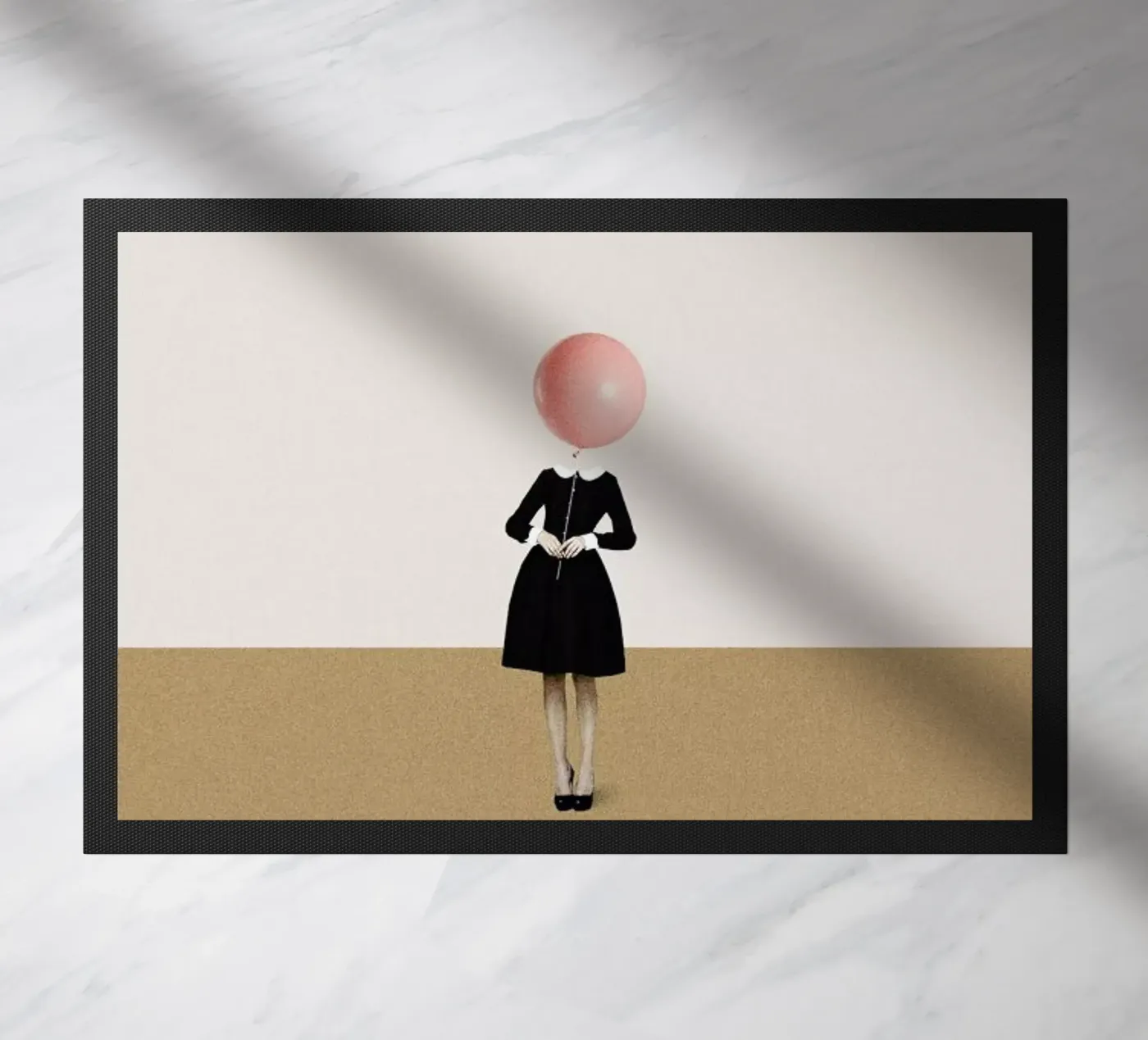 Obvious Imperfections doormat by Maarten Léon