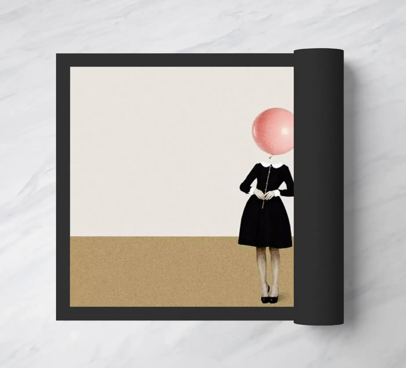 Obvious Imperfections doormat by Maarten Léon