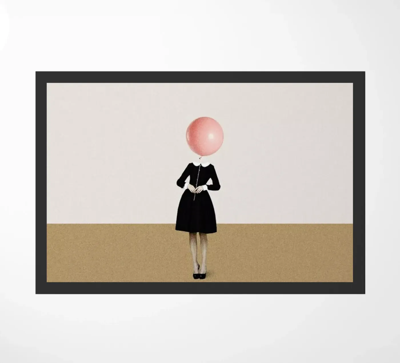 Obvious Imperfections doormat by Maarten Léon