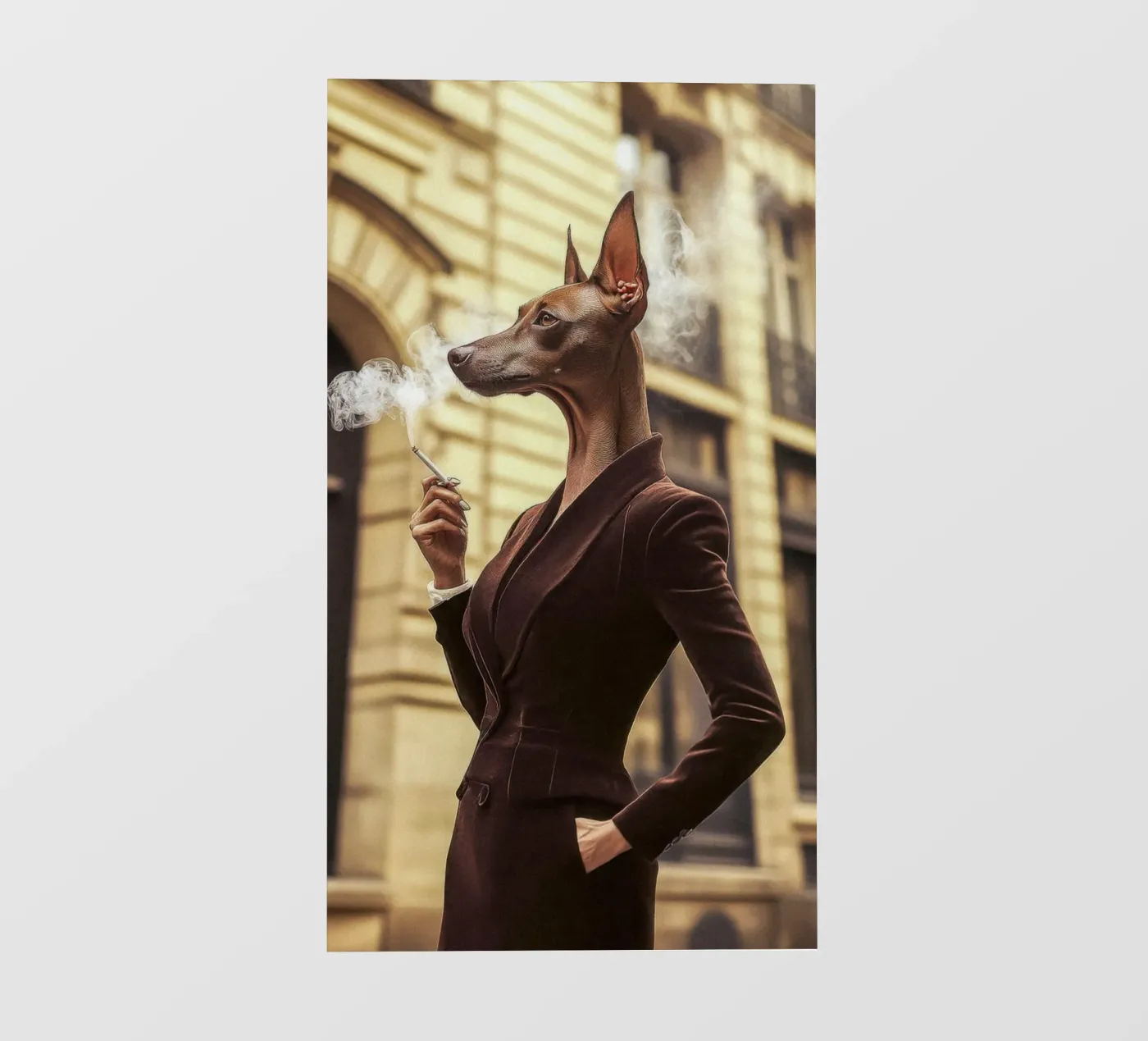 Isadora pellicola backlit da Affiches Chien Originales – Dogland