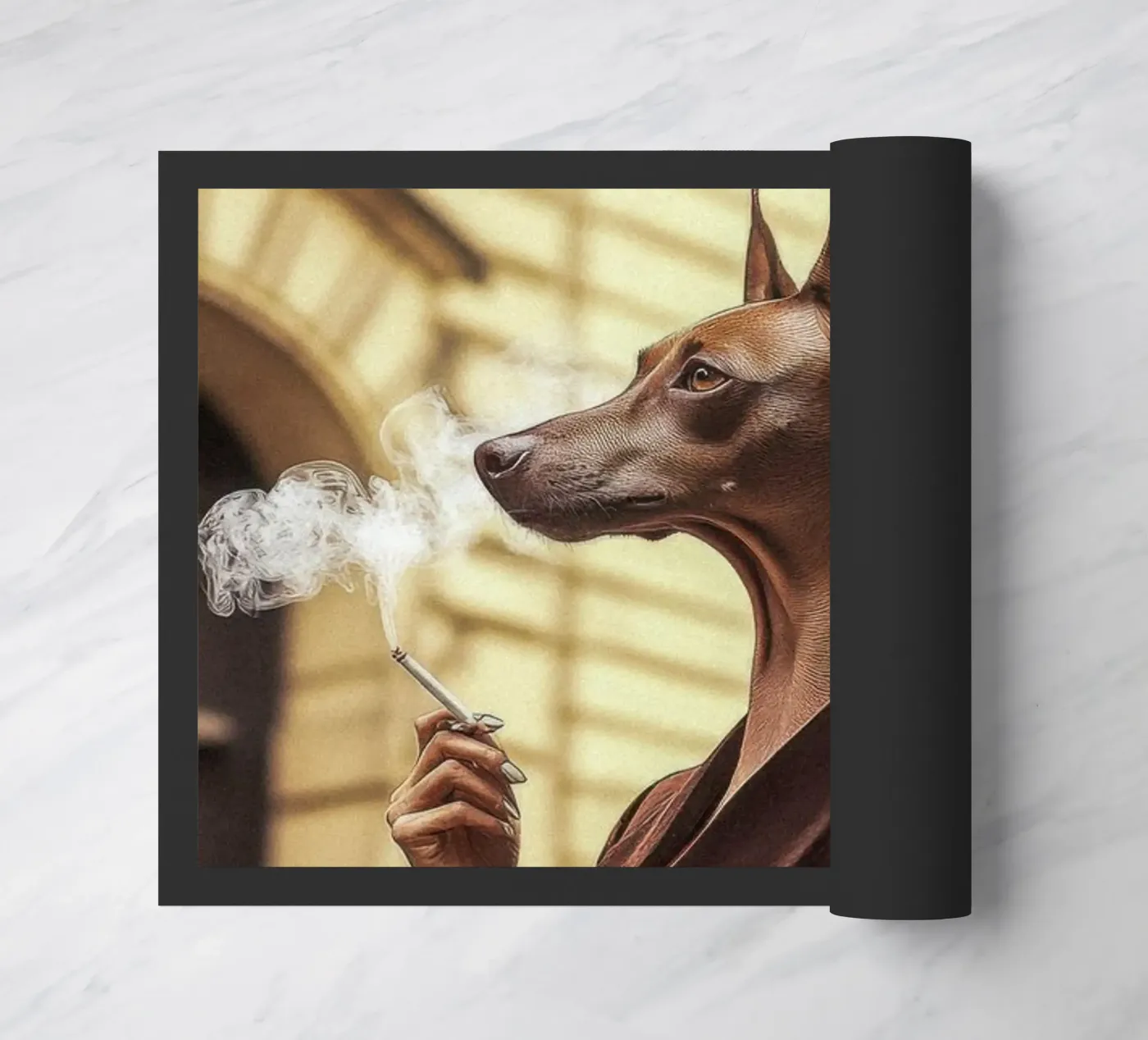 Isadora doormat by Affiches Chien Originales – Dogland