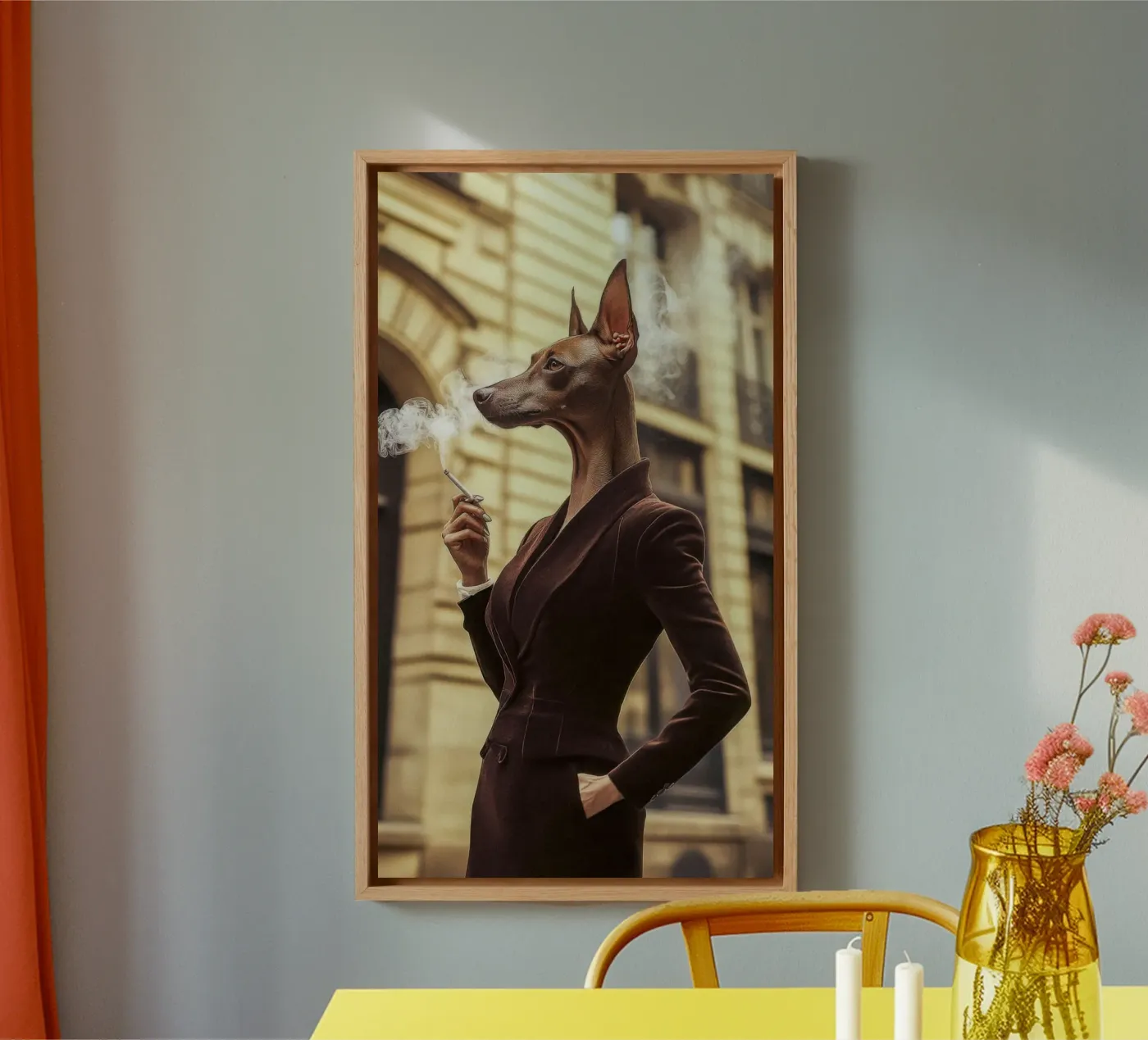Isadora tela da Affiches Chien Originales – Dogland