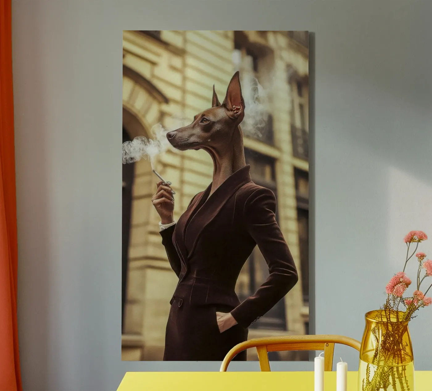 Isadora tela da Affiches Chien Originales – Dogland