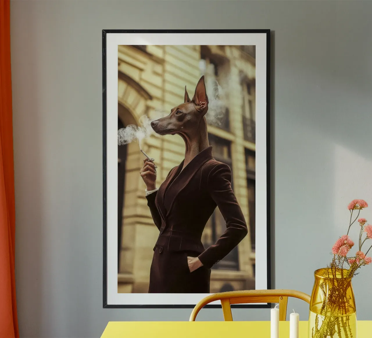 Isadora carta hahnemühle da Affiches Chien Originales – Dogland