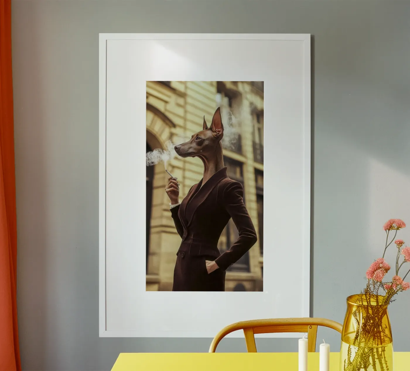 Isadora poster by Affiches Chien Originales – Dogland