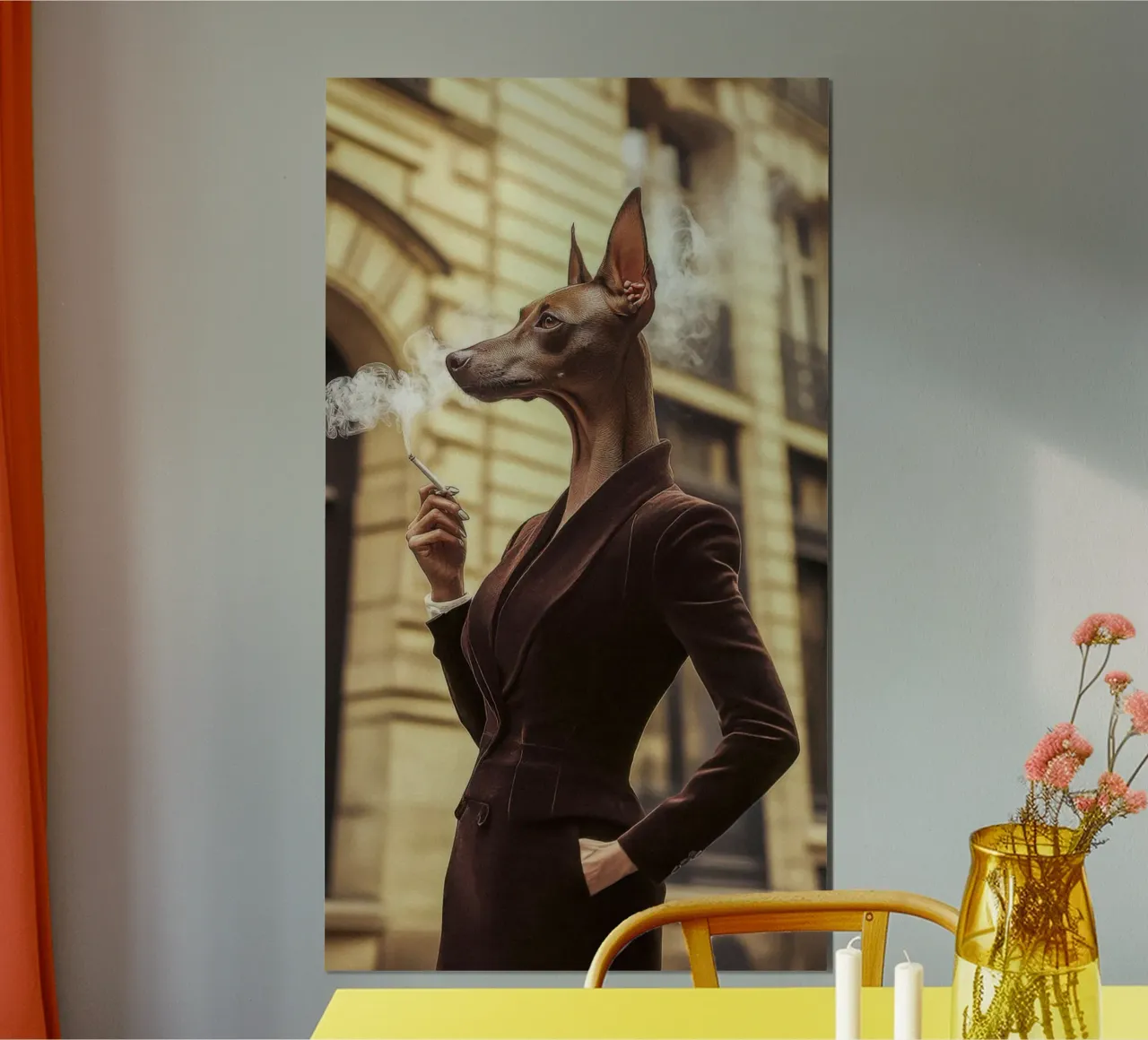 Isadora carta hahnemühle da Affiches Chien Originales – Dogland
