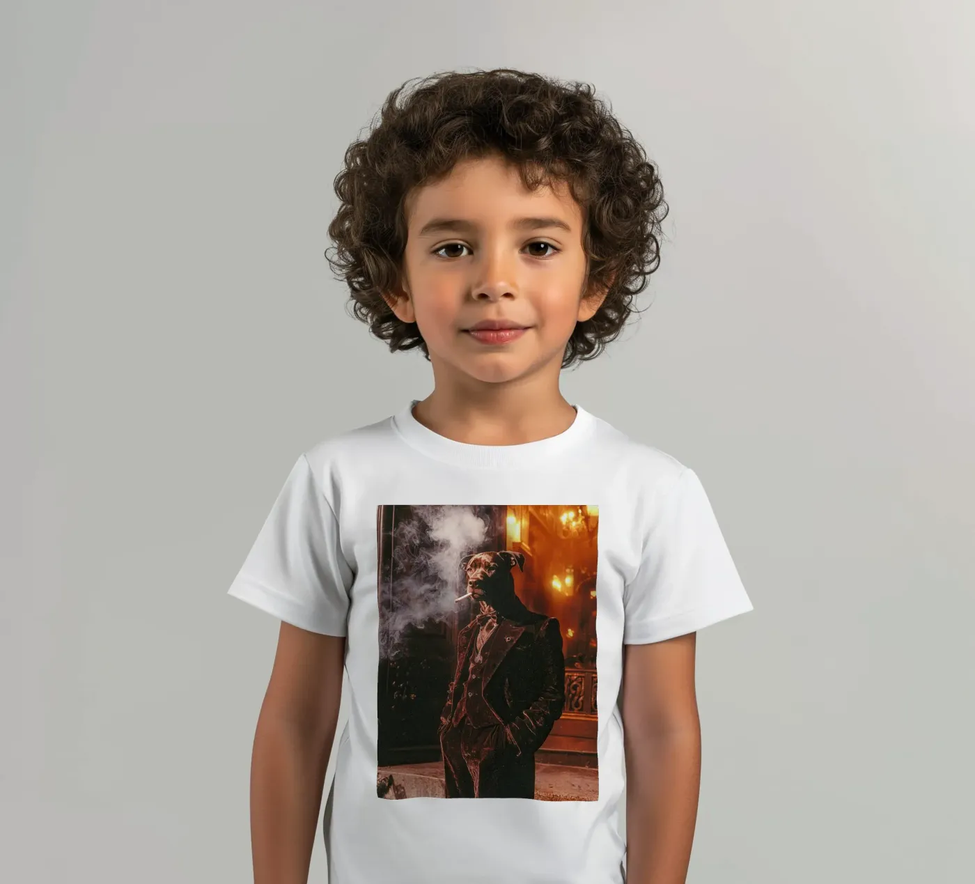 Léonard t-shirt bambini da Affiches Chien Originales – Dogland