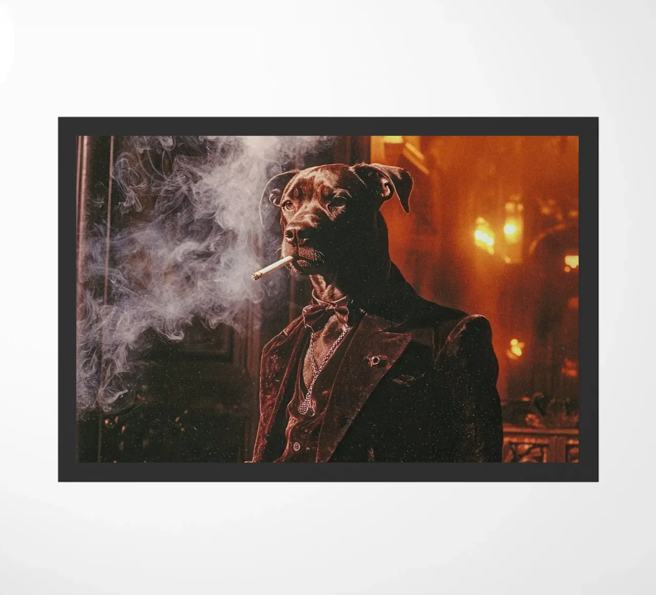 Léonard doormat by Affiches Chien Originales – Dogland