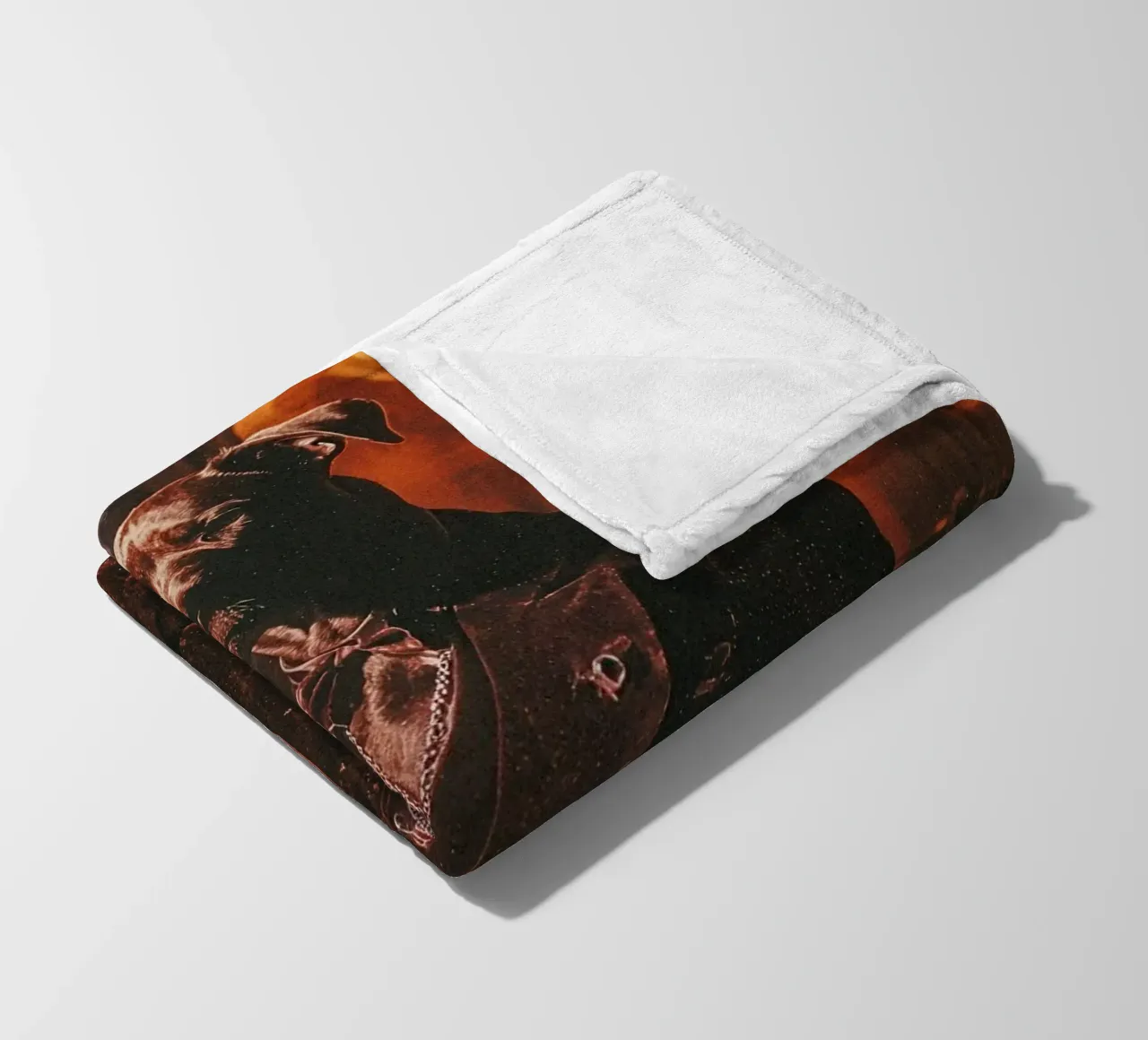 Léonard coperta in pile da Affiches Chien Originales – Dogland
