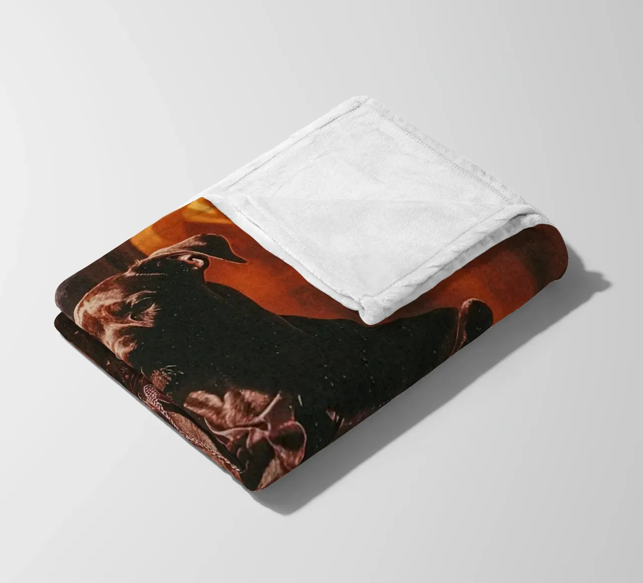 Léonard coperta in pile da Affiches Chien Originales – Dogland