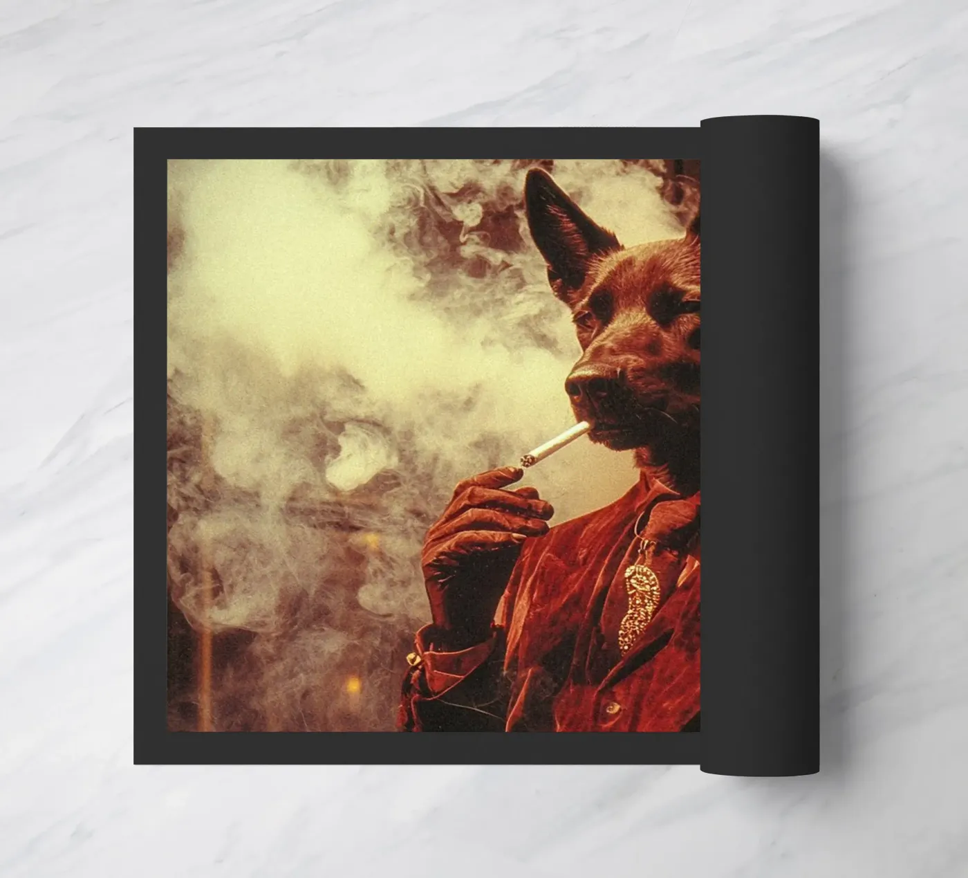 Salvatore doormat by Affiches Chien Originales – Dogland