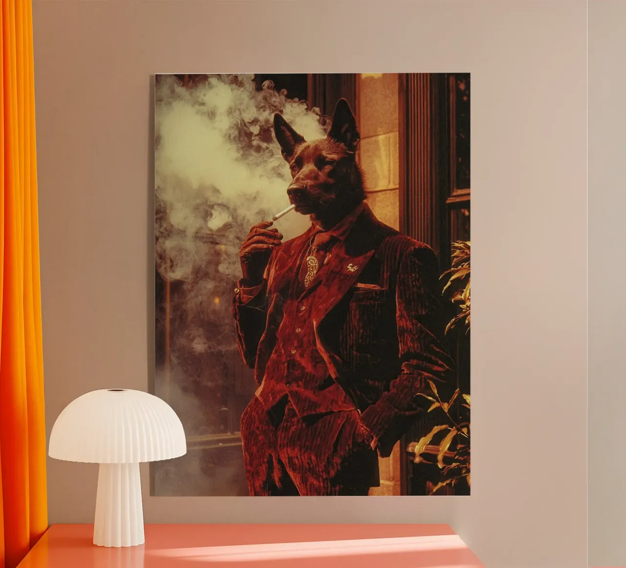 Salvatore plexiglass da Affiches Chien Originales – Dogland