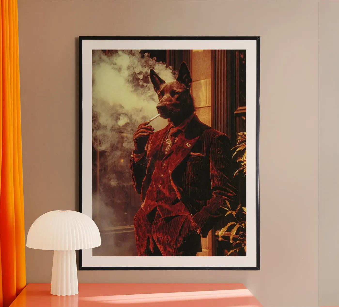 Salvatore poster van Affiches Chien Originales – Dogland