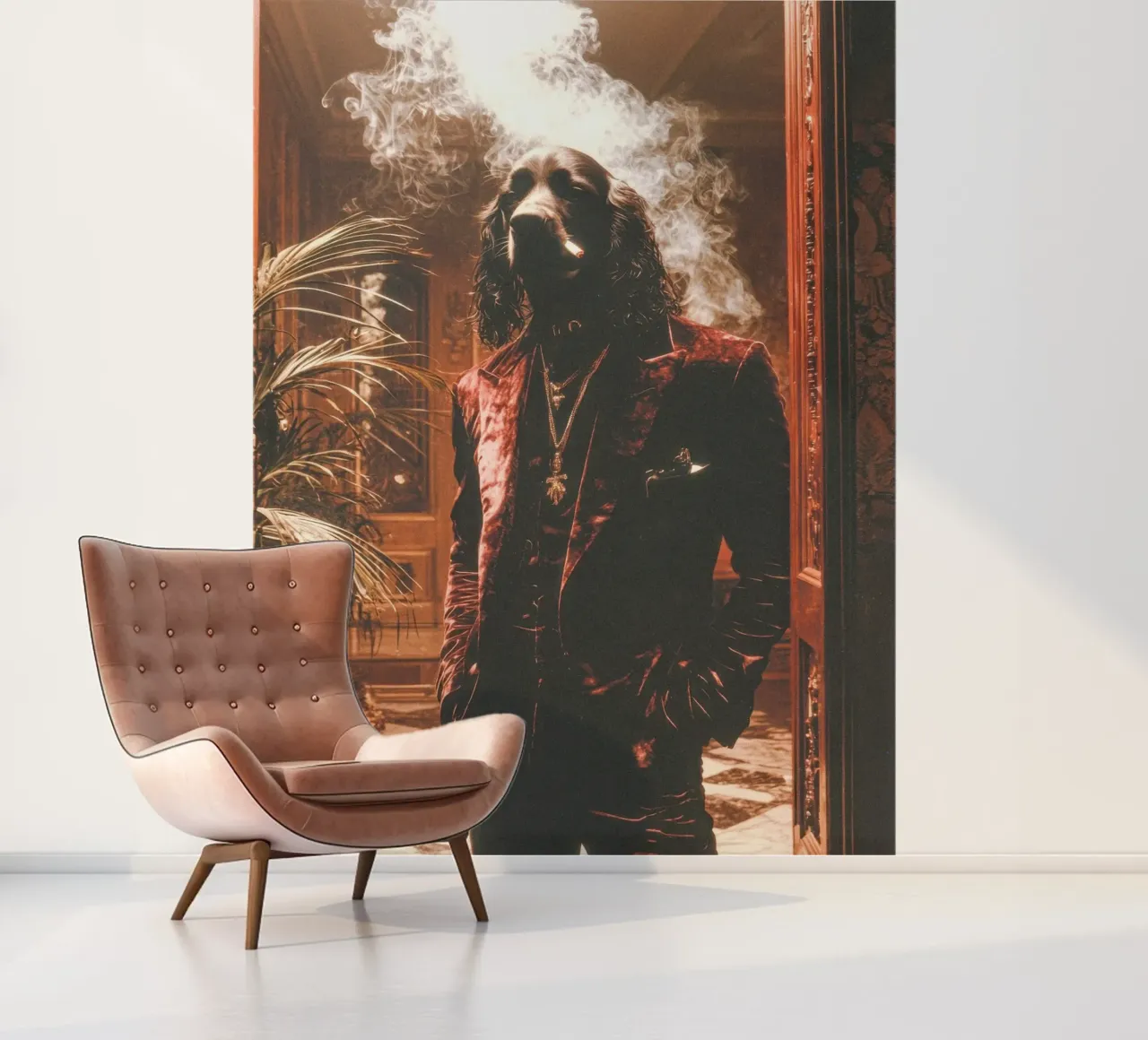 Lorenzo photo wallpaper by Affiches Chien Originales – Dogland