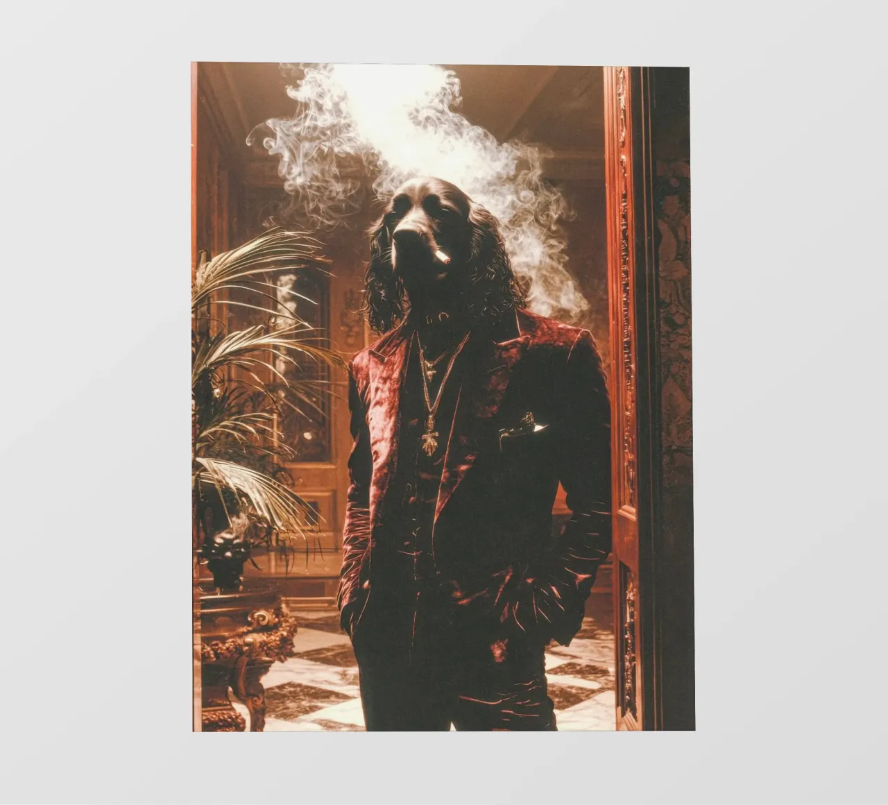 Lorenzo photo wallpaper by Affiches Chien Originales – Dogland